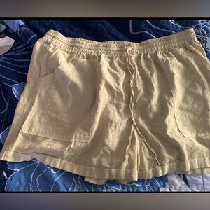 New!  Linen Shorts sz 2x